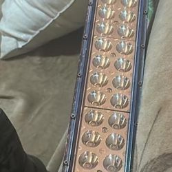 Barra Led Curva Y Dos Focos Más Cuadrados 