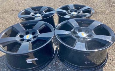 20” FACTORY CHEVROLET CHEVY SILVERADO WE FINANCE GMC SIERRA RIMS WHEELS SET OEM