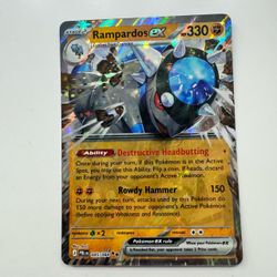 Pokemon Rampardos ex 045/084 pitch black