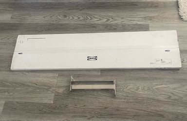 IKEA shelf with brackets