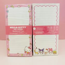 hello kitty notepad set. 