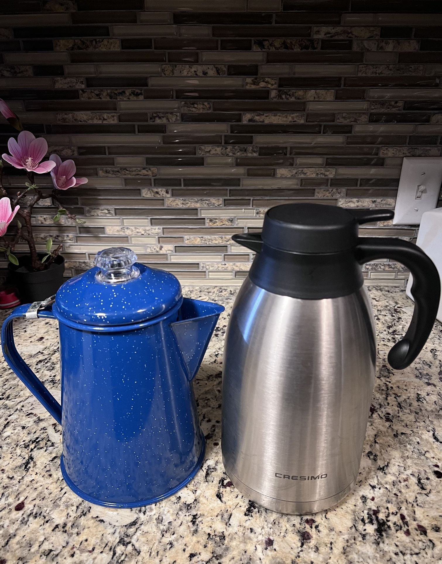 Thermal Coffee Carafe, Insulated Stainless Steel Coffee Carafes for Keeping Hot 