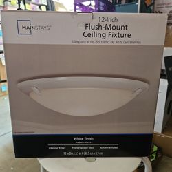 Mainstay 12 Inch Flush Mount Ceiling Fixture