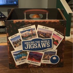 Professor Puzzle 7 In 1 Around The World Puzzle Collection 