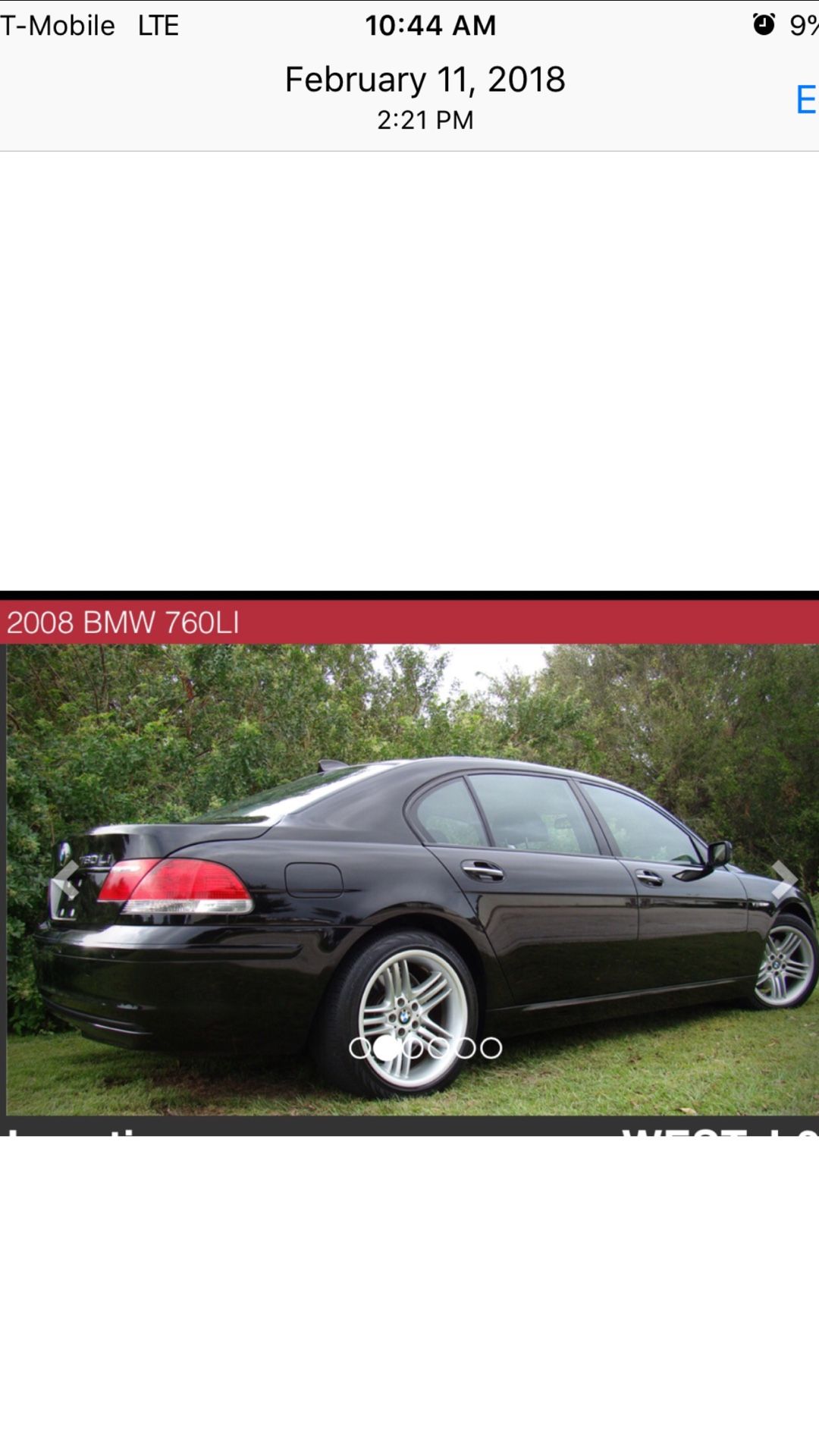 2008 BMW 7 Series
