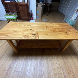 Solid Wood Coffee Table 48x20x17