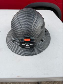 Klein Hard Hat with light