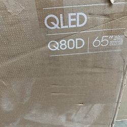 SAMSUNG 65-Inch Class QLED 4K Q80D Series Quantum HDR+ Smart TV w/Dolby Atmos, Object Tracking Sound Lite, Direct Full Array, Motion Xcelerator, Alexa