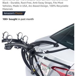 Bike Rack For Car Trunk (2 Bikes)