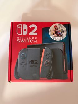 Nintendo Switch 2 complete in original packaging.
