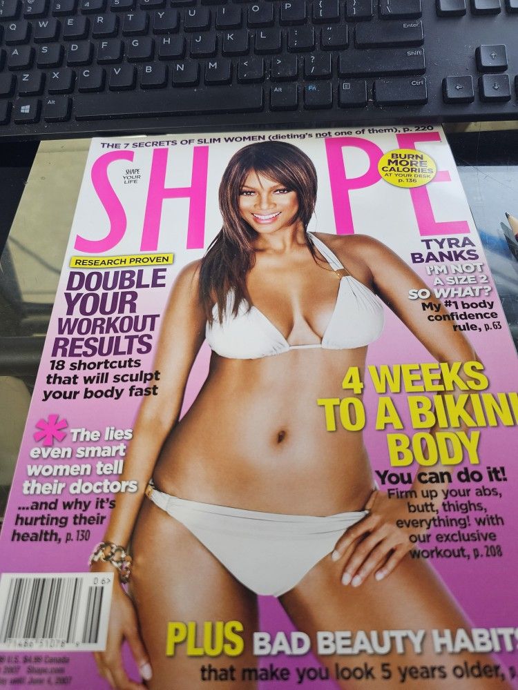 Shape Magazine - June 2007: TYRA BANKS Cover + Feature
