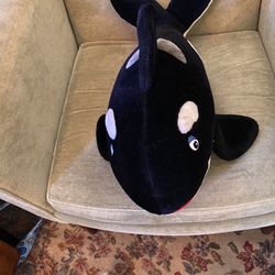 Large Plush Sea World Shamu Whale Plush Doll