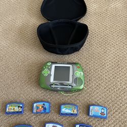 Leapster, Carrying Case, & 7 Games