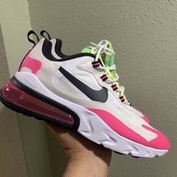 Nike Air Max 270 React Hyper Pink (Women's) Size 10. Mans 8.5 