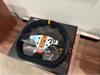 Fanatec PODIUM WHEEL RIM PORSCHE 911 GT3 CUP (SUEDE) Gulf Racing