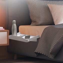 Bedside Small Shelf Room Clip with Cup Holder