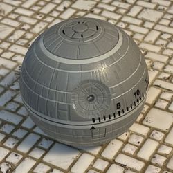 star wars THE DEATH STAR KITCHEN TIMER 60 minute egg light up with sound working