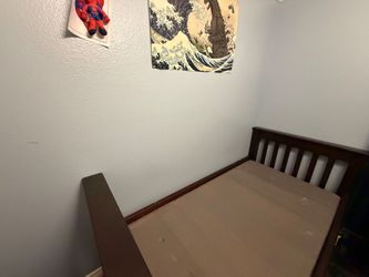 All Wood Twin Bed