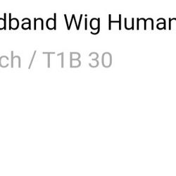 Human Headband Wig