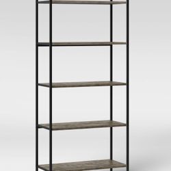 Black And Gray Book Shelf 