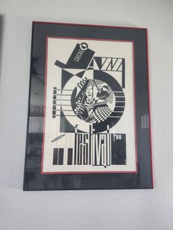 Vintage Chicago Jazz poster