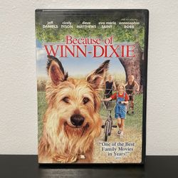 Because Of Winn-Dixie DVD Movie Full + Widescreen Jeff Daniels Dog 2005