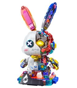 🐰 Mechanical Rabbit LED Building Set – 1,377 PCS