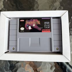 Final Fantasy 3 SNES Collector Item Will Sell Out Fast Shipping Original TESTED