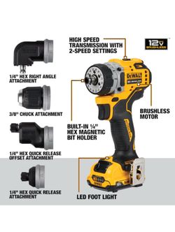 DEWALT XTREME 12V MAX 5-in-1 Drill/Driver Kit DCD703F1