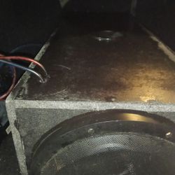 12" Power Acoustic 2500 Watt Sub And Amps