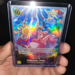 One Piece Cards Op-06 Charlotte Linlin (SP)(Sell Or Trade Read Description)