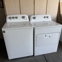 Washer and dryer
