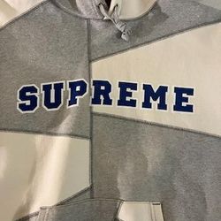 Supreme Sz Small Patchwork Hoodie 
