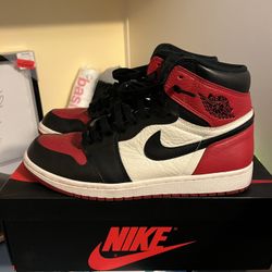 Jordan 1 Bred Toe Size 10