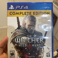 ps4 games the witcher