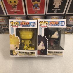 Funko Pop Naruto Six path GITD And Madara 