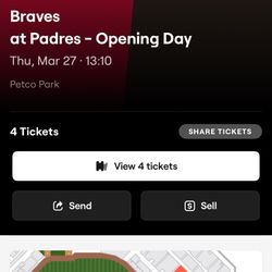 Opening Days Padres Vs Braves 3/27