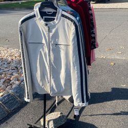 Wilson Leather White With Black Trim Tags On Sz M