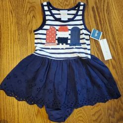 Maggie & Zoe Girls 18M Two-Piece Dress    NEW