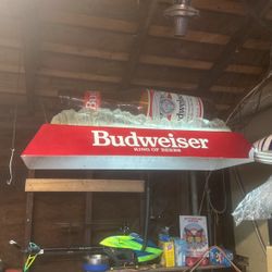 Budweiser Pool Table Light 