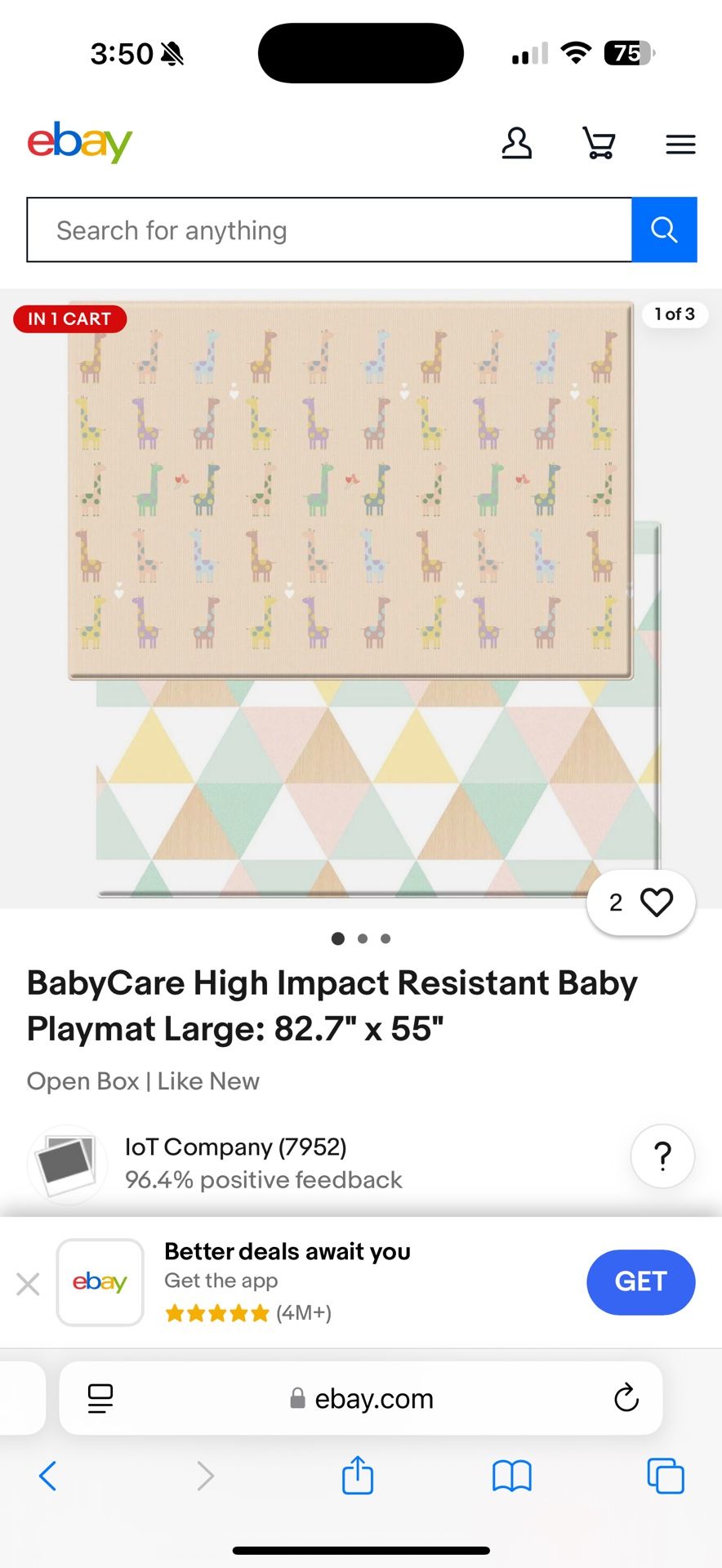 BabyCare Reversible Play Mat