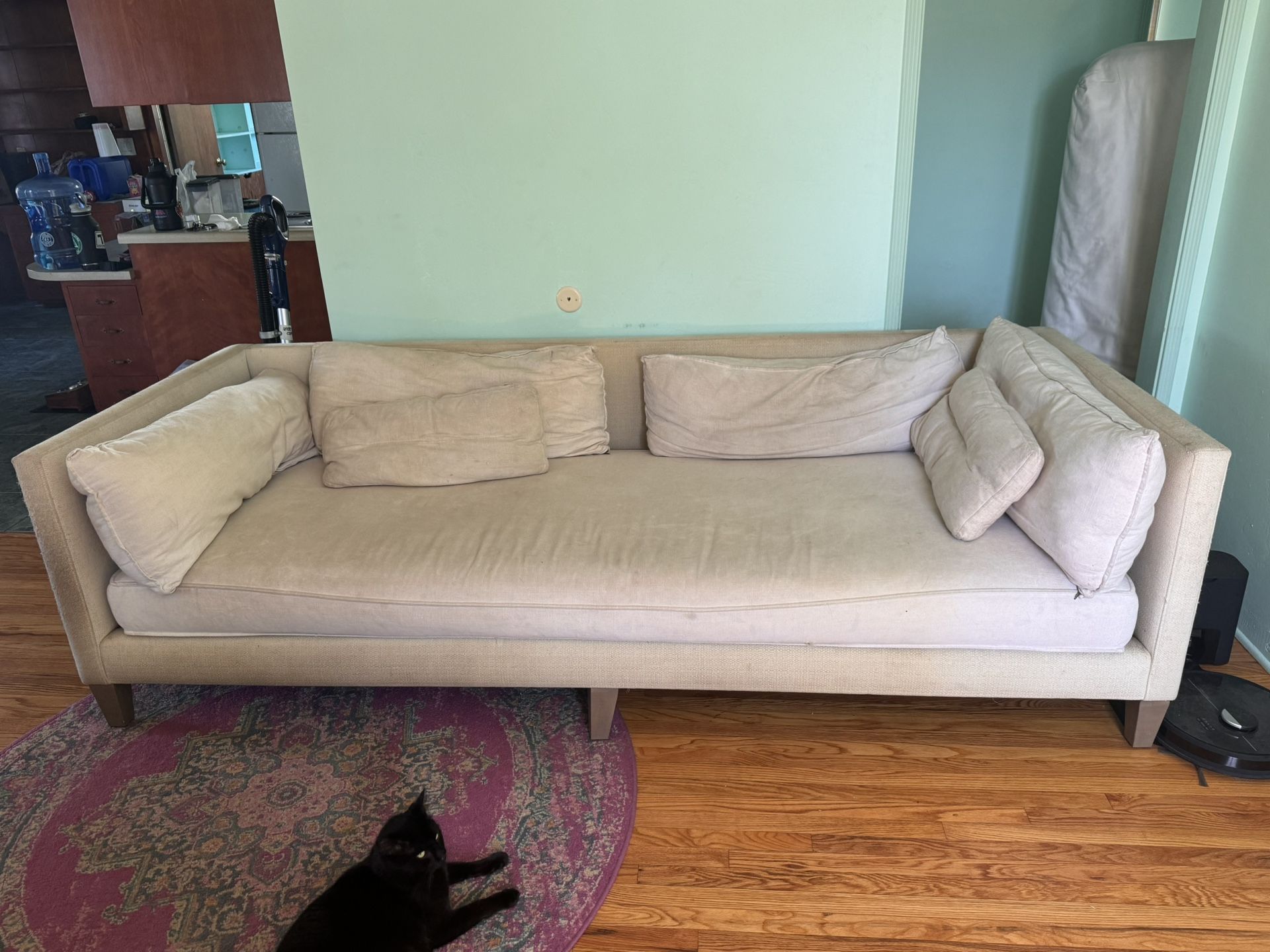 Tan/Cream Couch FREE