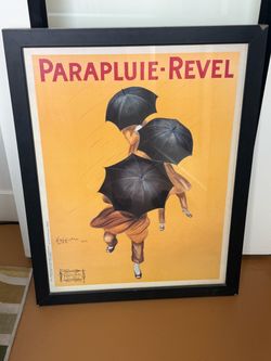 Framed poster