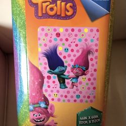 Trolls plush blanket sale