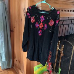 Beaded Sweater Size M