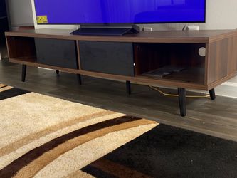 Brown wooden TV Stand