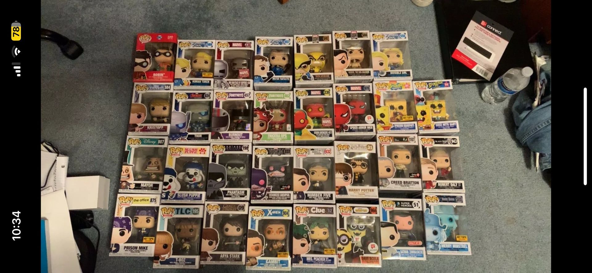 Funko Pop Lot Of 31 Funko Pops