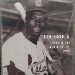 Pin - Lou Brock #20 1999 Pewter Statue Unveiling Lapel Pin