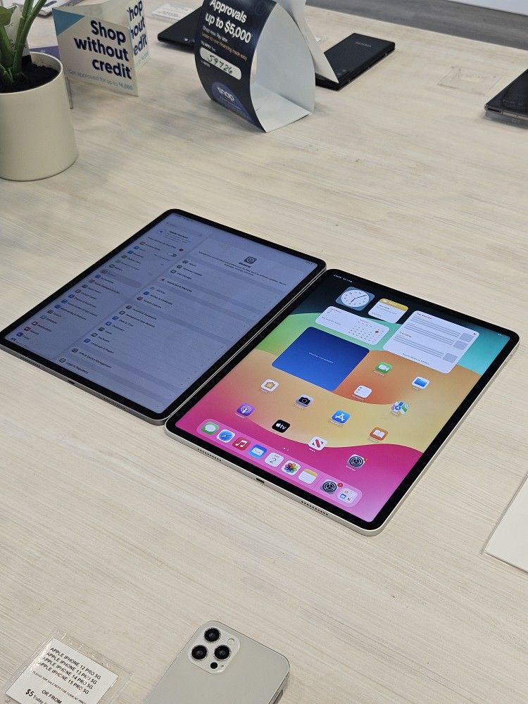 Apple IPad Pro 12.9in 3rd Gen Tablet - Best Deal In Town - $5 Down Today
