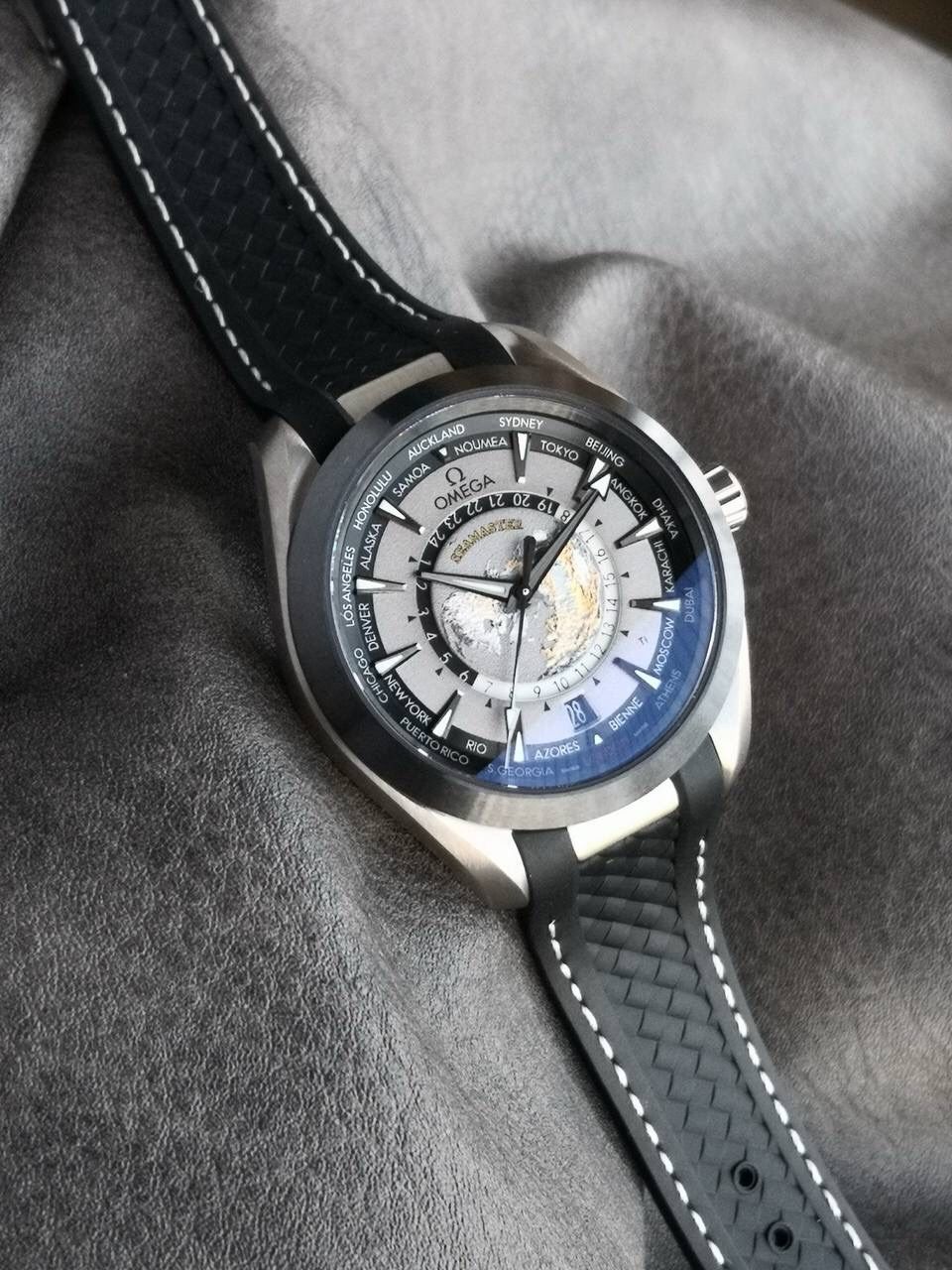 Omega Seamaster Aqua Terra Worldtimer Watch